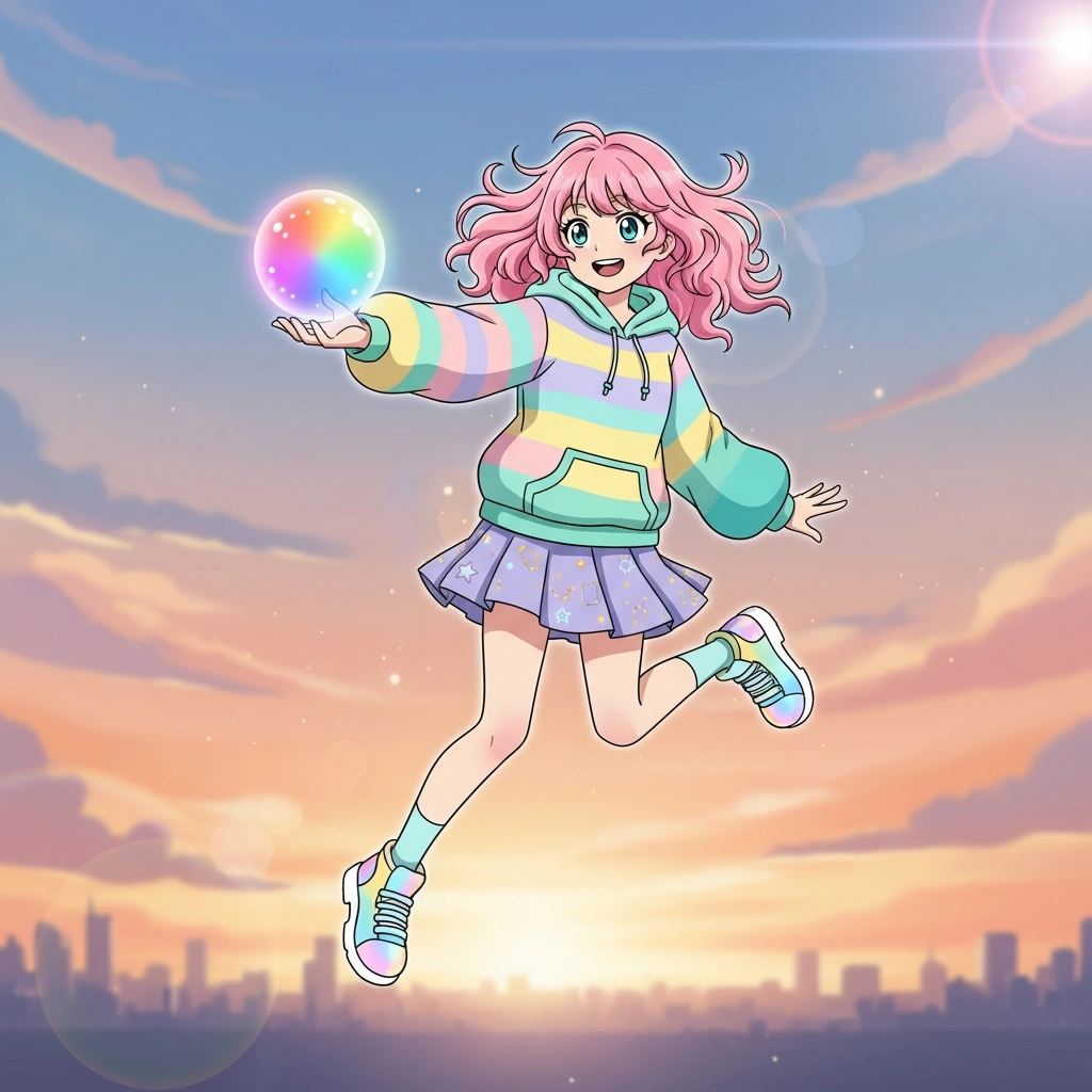 Cute moe anime style