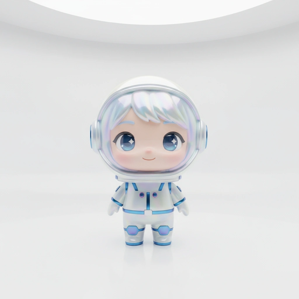 Cute 3D chibi model