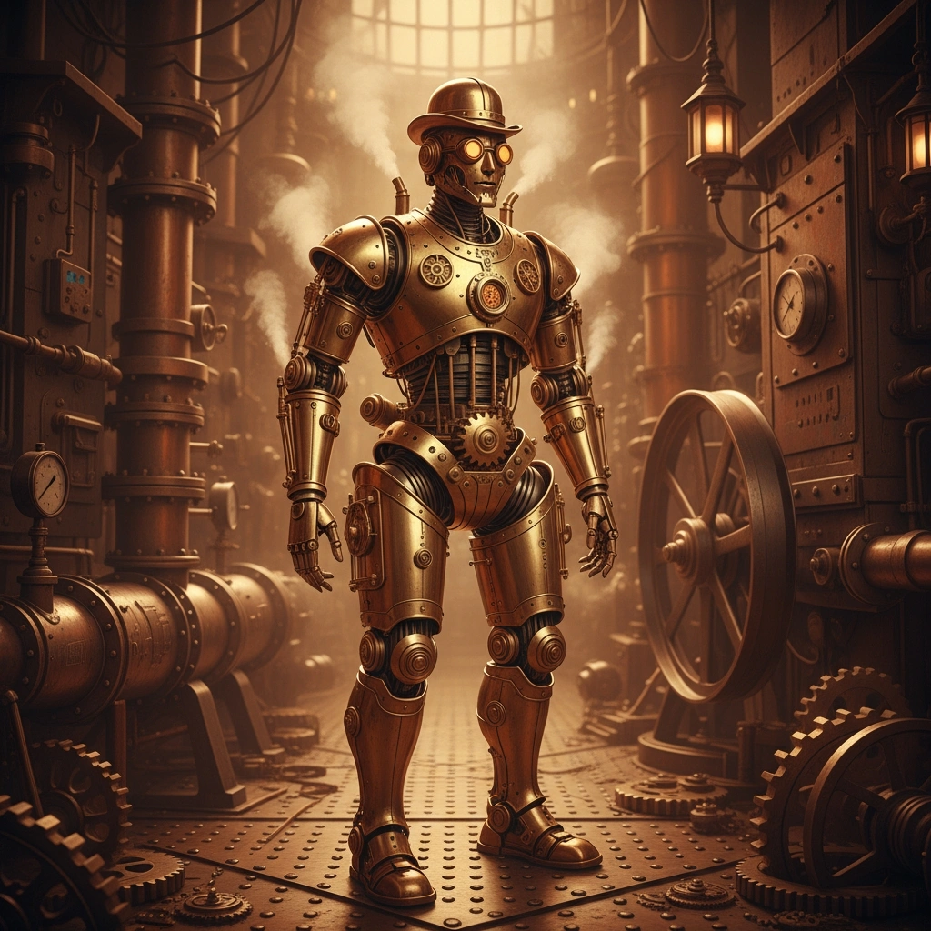 Mechanical steampunk vibe