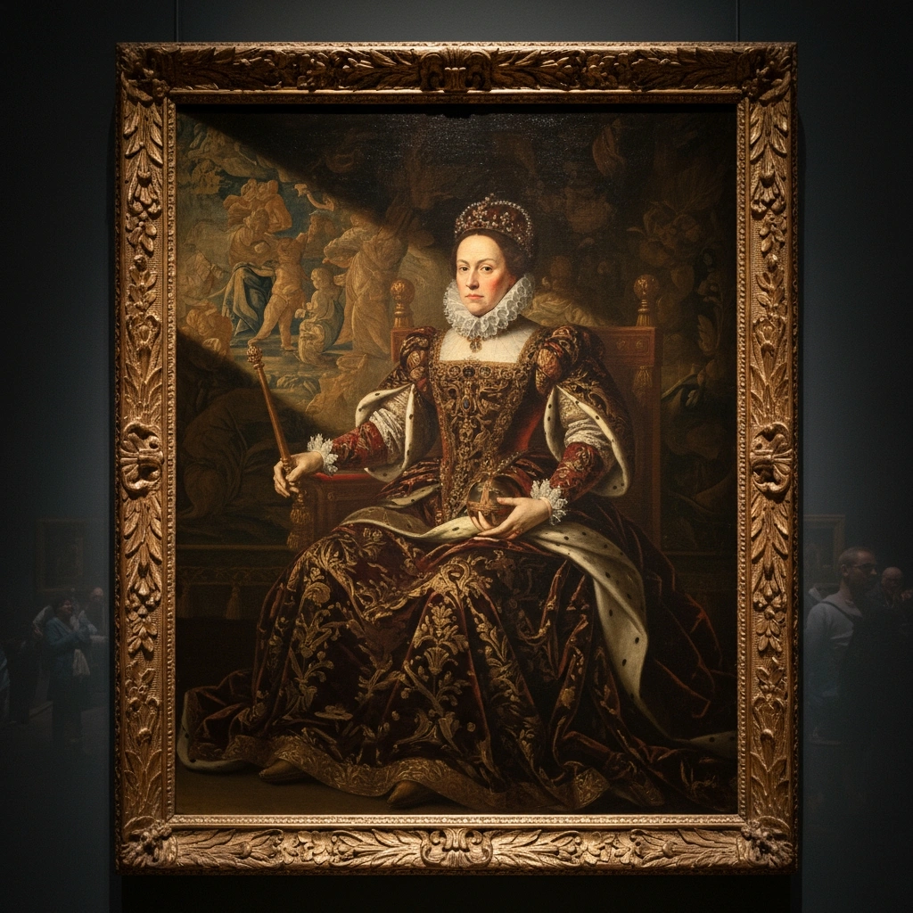 Renaissance oil painting